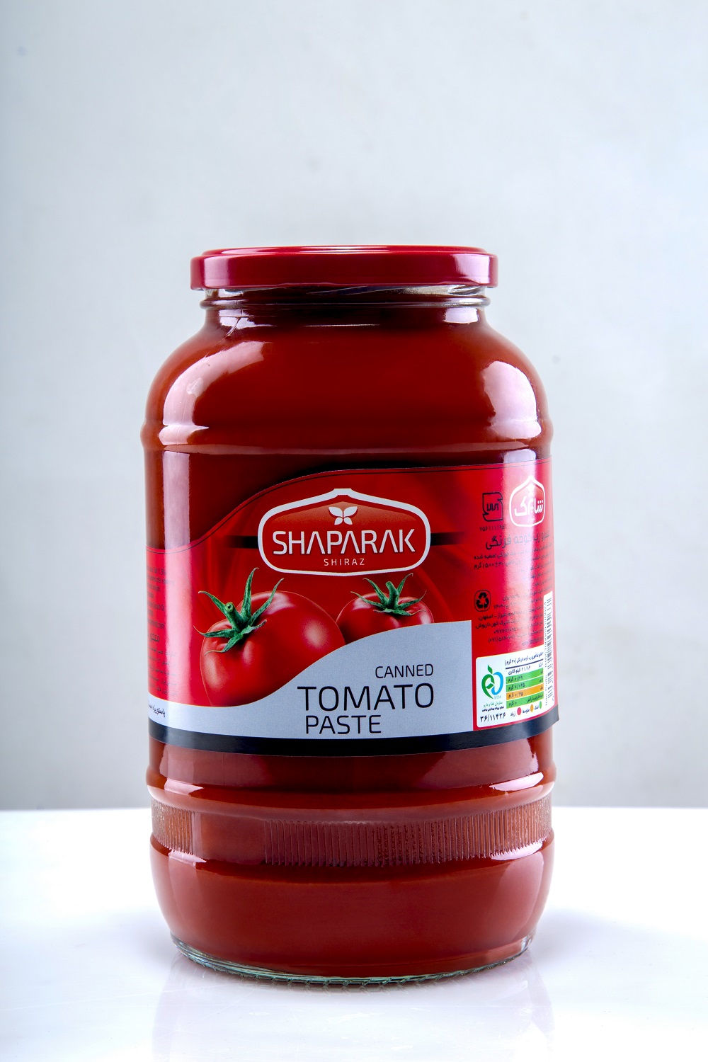 فروش رب گوجه شاپرک شیشه با کیفیت صادراتی